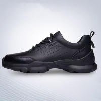 Zapatos de hombre primavera nueva malla de cuero transpirable zapatos para correr juventud al aire libre tendencia zapatos deportivos - details 1