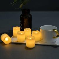 Vela LED sin llama para decoración de Halloween y Navidad, luz de té blanca cálida, deseos creativos, 24 piezas por juego - details 4