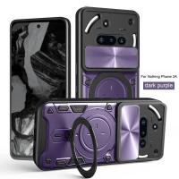 Para Nothing phone 3A Funda protectora de grado militar Funda trasera protectora de cámara reflectante omnidireccional con soporte - details 14