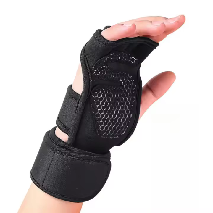 Guantes de Gimnasio Antideslizantes Soporte de Muñeca para Levantamiento de Pesas y Crossfit - 1
