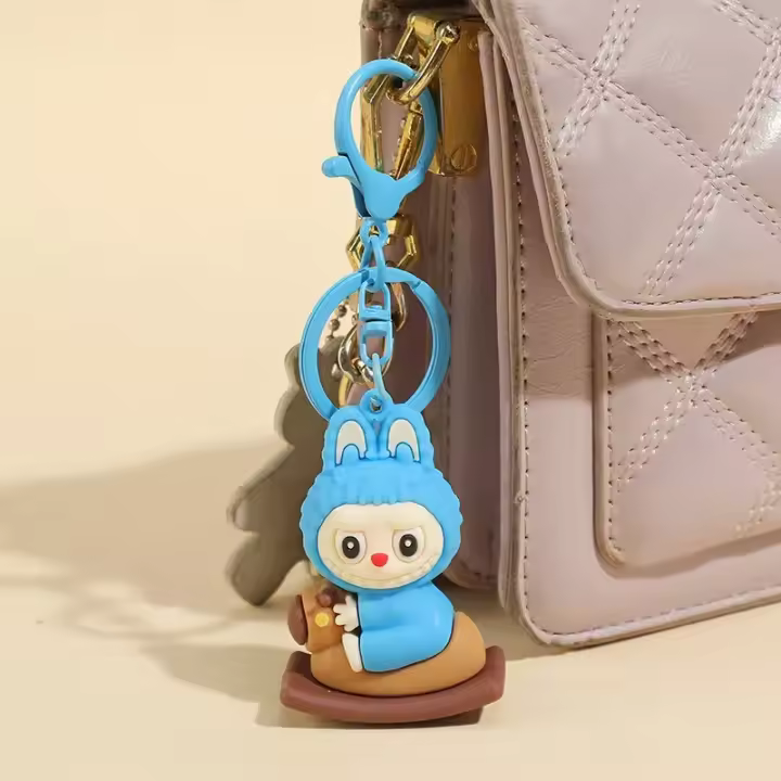 Llaveros Creativos y Lindos Labubu Colgante de Bolso Y2K para Mujeres Accesorio de Regalo de Joyería para Pareja de Coche - 1