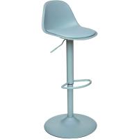 Juego de 2 taburetes de bar regulables en altura, color blanco, D 45 x H 103 cm - details 10