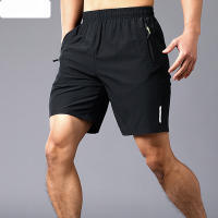 Shorts De Playa Para Hombre Verano Deporte Secado Rápido Con Bolsillos Cierre De Cremallera Pantalones De Entrenamiento Running Shorts De Gym Para Hombre Trabajo Físico - details 4