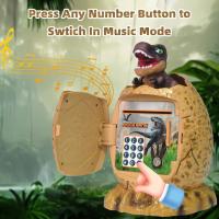 Dinosaur Egg Piggy Bank ATM Saving Box for Kids with Music and Lights Electronic Play House Toys for Children Christmas Gifts - details 1