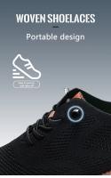 Zapatos Deportivos informales para hombre, calzado antideslizante, resistente al desgaste, transpirable, amortiguación, diseño de bloqueo de Color, versátil - details 7