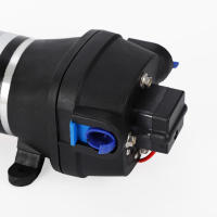 Bomba de agua autocebante para caravana, diafragma de alta presión, agricultura, 12V, 17L/Min, 40PSI - details 8