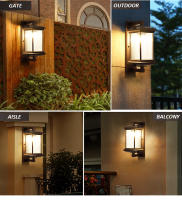 Lámpara de Pared Retro LED Estilo Europeo TOMAXIN 11 Estilos Disponibles Resistente al Agua para Decoración de Jardín Villa Restaurante Balcón Material de Hierro Fundido Color Blanco Cálido Eficiencia de Energía - details 16