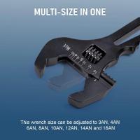 Llave ajustable ligera de aluminio 3AN-16AN AN, llave de ajuste de manguera, herramientas de reparación Manual, llave de ajuste de extremo de manguera de aceite - details 3
