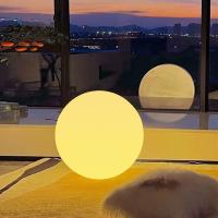 Lámpara de pie de globo moderna, decoración estética para sala de estar, dormitorio, lámpara de bola LED brillante para interiores - details 2