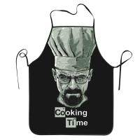 Babero personalizado Breaking Bad Time delantales hombres mujeres Unisex adulto Chef cocina Walter White Tablier cocina jardinería - details 7
