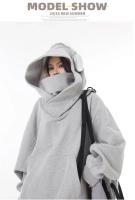 Sudadera con Capucha de Ninja de Olla de Tortuga de Otoño Sudadera de Vellón de Estilo Vintage para Hombres Ropa de Calle Japonesa Hip Hop de Moda Grande - details 2