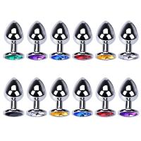 Juego de Plug Anal de Metal 3 Pcs Set para Mujeres/Hombres/Parejas Juguetes Sensuales para Adultos - details 6