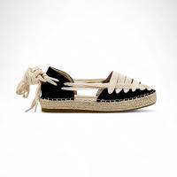 Sandalias Planas de Lona con Cordones de Yute Para Mujer Tendencia Elegante Cómoda y de Moda Para Primavera y Verano - details 0