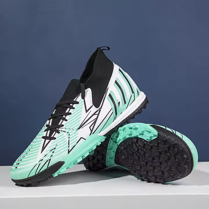 Transpirable pareja interior y exterior hierba uñas largas uñas cortas zapatos de fútbol. - 1