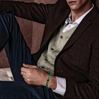 Oración hombres cuentas de madera de piedra Natural Rosario hematita pulseras cruzadas Onyx Pulsera de meditación mujeres joyería de Yoga Homme Pulsera - details 5