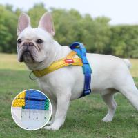 Chaleco con arnés ajustable para perro, cómodo chaleco reflectante a prueba de explosiones con correa para el pecho para perro, resistente al desgaste, Bulldog Francés - details 7