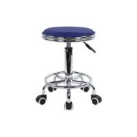 Taburete Roll Taburete de Trabajo con reposapiés Regulable en Altura 49-64 cm de Cuero PU Negro - details 7