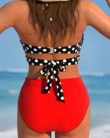 Bikini nuevo sexy traje de baño de mujer con tirantes cruzados tipo halter - details 11