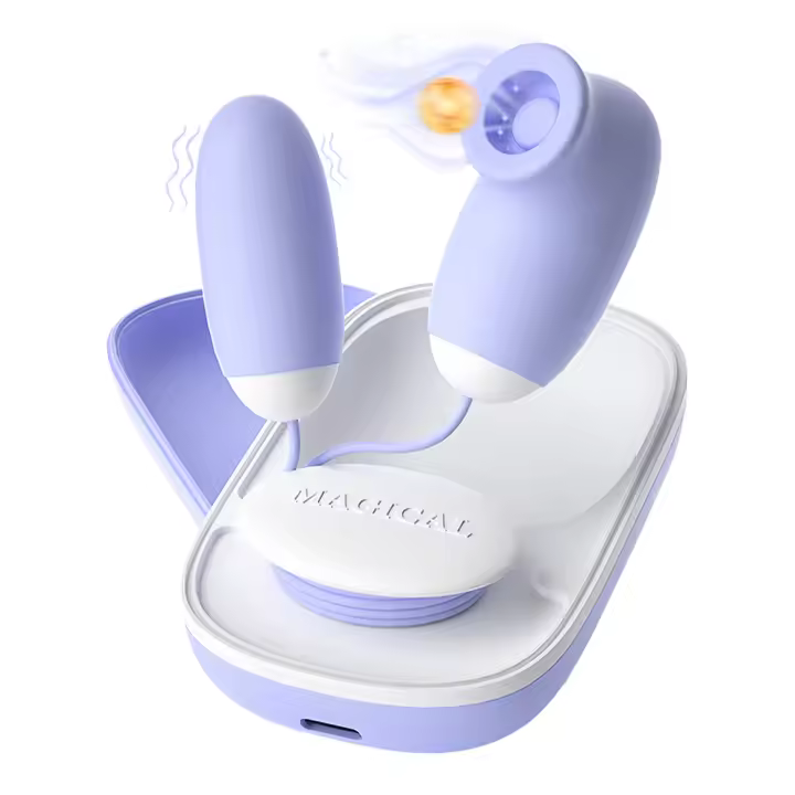 Vibrador de succión femenina, dispositivo de masturbación, productos sexuales para adultos, palo de masaje AV - 1