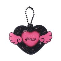 Con llavero Mini soporte para sesión fotográfica, colgante de ala de corazón de amor, decoración colgante, marco para sesión fotográfica de identificación, imagen de ídolo, tarjeta fotográfica - details 5