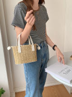 Diseño de bolso bolso de mujer bolso de paja nuevo bolso de playa de verano bolso tejido de moda bolso de mensajero - details 15