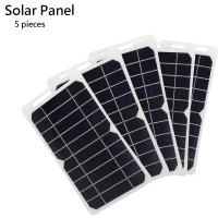 Kit completo de carga móvil USB del panel 10W para el sistema solar doméstico mping - details 6