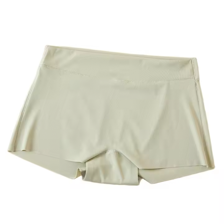 Bragas cortas de seda para mujer sin costuras Pantalones de nylon para niñas y niños Ropa interior femenina de verano Boxers transpirables - 1