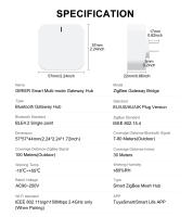 GIRIER Tuya ZigBee Gateway Hub de Múltiples Modos para Control Inteligente del Hogar Enchufable - details 8