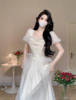 Elegante Vestido de Princesa con Diamantes Cintura Ajustable para Adelgazar - details 7