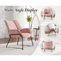 Sofá de Salón Moderno de Lino Estilo de Descanso con Brazo para Dormitorio - details 32