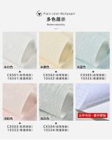 Papel tapiz blanco autoadhesivo de barro diatós, tela no tejida gruesa, pegatina de pared tridimensional 3D para dormitorio - details 4