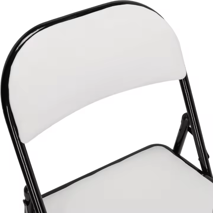 Silla Plegable de Metal TUDELA Silla de Conference Soporte hasta 130kg - 1
