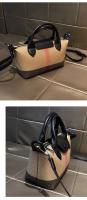 Bolso de Hombro Crucero de Alta Calidad y Moda Tamaño Grande Versátil Diseño de Cuadros Texturados - details 17