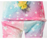 Pijama de dinosaurio Kigurumi para bebé y niño, ropa de franela con dibujos de animales rojos, unicornio, Invierno - details 8