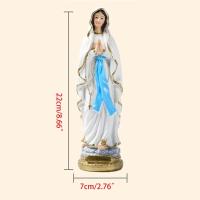 Estatuilla de resina de colores, regalo religioso católico, La Virgen Bengala, Madre María - details 2