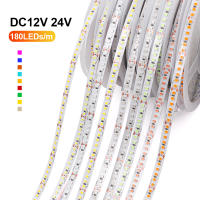 GAHADA Luces de Tira LED 5M o 10M 12V 24V 180LEDs/m Decoración de Habitación Blanco Cálido - details 0
