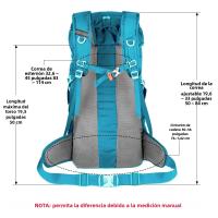 Mochila de Senderismo de 50 l con Funda Impermeable Multifuncional Ideal para Montañismo, Acampada y Viajes - details 7