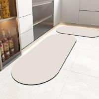 Alfombrilla superabsorbente para suelo de tierra de diatomeas, Color sólido, antideslizante, de secado rápido, para cocina y baño - details 12
