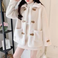 Nueva chaqueta Sherpa de otoño invierno para mujer, chaqueta corta holgada y versátil - details 1
