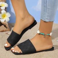 Chanclas antideslizantes para mujer, cómodas zapatillas planas, zapatos informales de playa al aire libre, verano, 2024 - details 10
