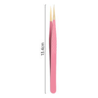 Pinzas de Extensión de Pestañas Falsas de Alta Precisión Diseño Recurso, Antideslizante, Rebote Moderado para Eliminación de Vello Ingrown Eyebrows - details 6
