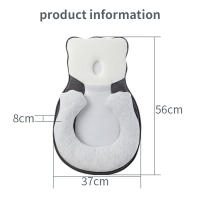 Almohada moldeadora para bebé recién nacido, cojín de posicionamiento para dormir, antivuelco, plano, transpirable, Mattres - details 9
