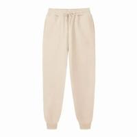 Pantalones de chándal sueltos para mujer y hombre, corredores con cintura elástica, pantalones deportivos informales de hip-hop, blanco, beige, ros - details 18
