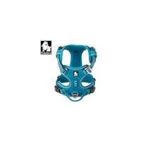 Arnés para perro, sin tirones, ajustable, reflectante, de nailon suave, para mascotas pequeñas y grandes TLH5653 (S, camuflaje morado) - details 11