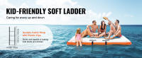 SucceBuy Muelle flotante inflable, plataforma de agua antideslizante, bolsa de transporte portátil y escalera desmontable, balsa de isla flotante - details 3