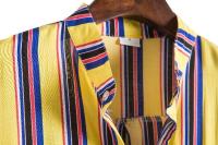 Camisa de manga corta con estampado de cuello hawaiano para hombre, forro floral, 2020 - details 11