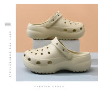 Nube agujero zapatos de las mujeres usan zapatillas EVA en verano, aumentando la playa desodorante de suela gruesa resistente al desgaste y transpirable bolsa cabeza de arrastre - details 9
