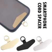 Parche de cordón de Metal para teléfono móvil, tarjeta Universal de acero inoxidable, funda ultrafina antipérdida para teléfono inteligente, Clips de lengüeta de cuerda colgante, 5 uds. - details 6