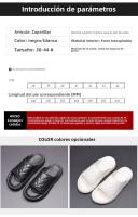 Verano nuevas zapatillas de los hombres de cuero de la moda de desgaste exterior sandalias zapatos de playa de los hombres de una palabra zapatos de los hombres. - details 6