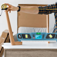 Inclinómetro Digital de nivel de espíritu, regla de escala Horizontal, transportador electrónico de pantalla LED, herramientas de medición de Base magnética - details 24